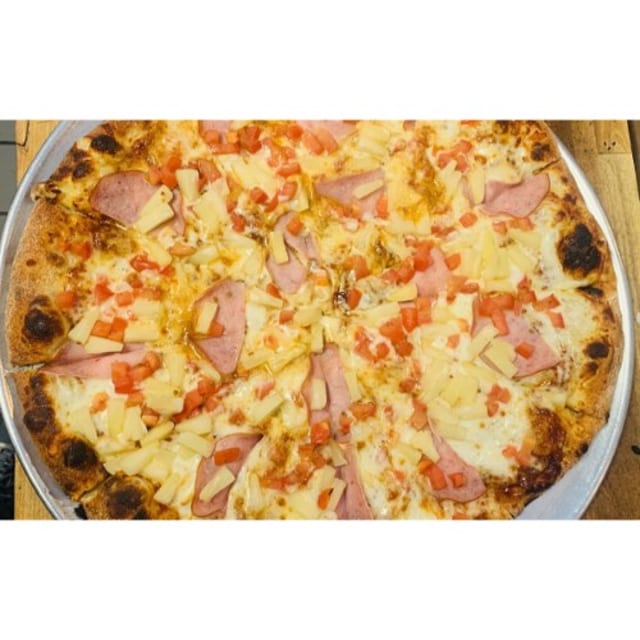The Hawaiian Luau Pizza.