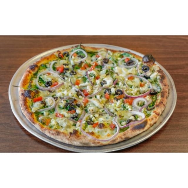 The Mediterranean Pizza.