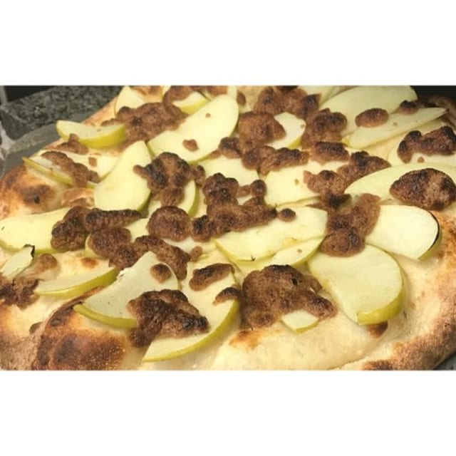 The "Big Apple" Pizza Pie.